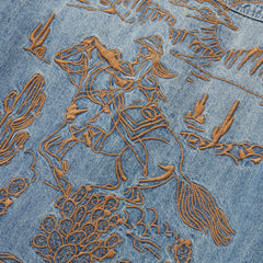 Stetson Embroidered Light Denim Shirt