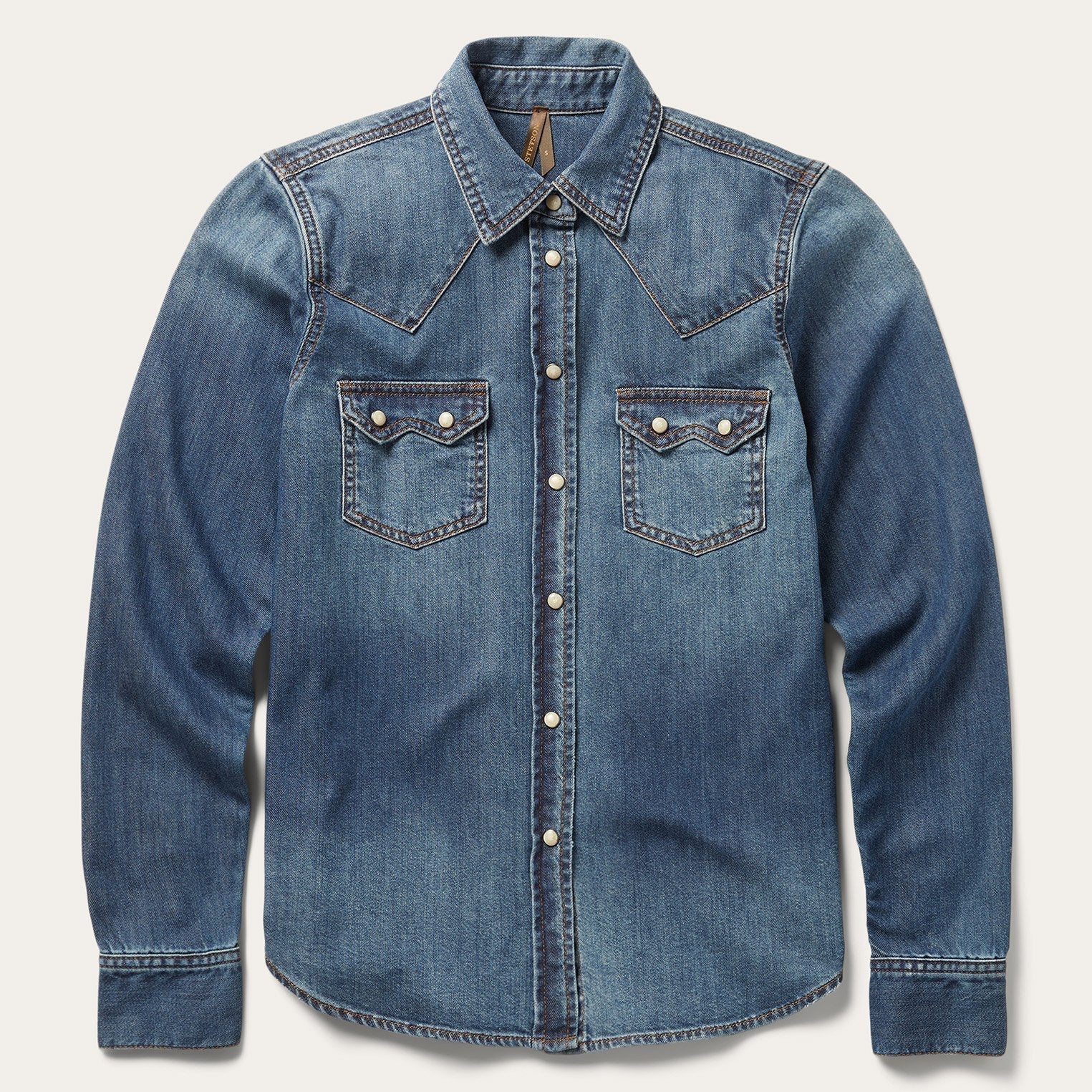 Stetson Distressed Denim Shirt