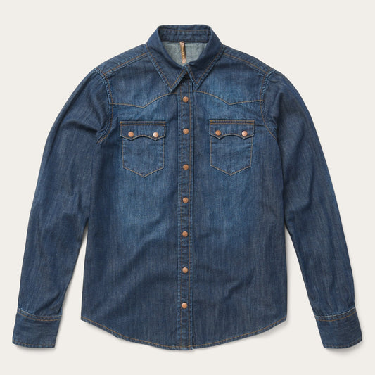 Stetson Dark Denim Snap Front Shirt