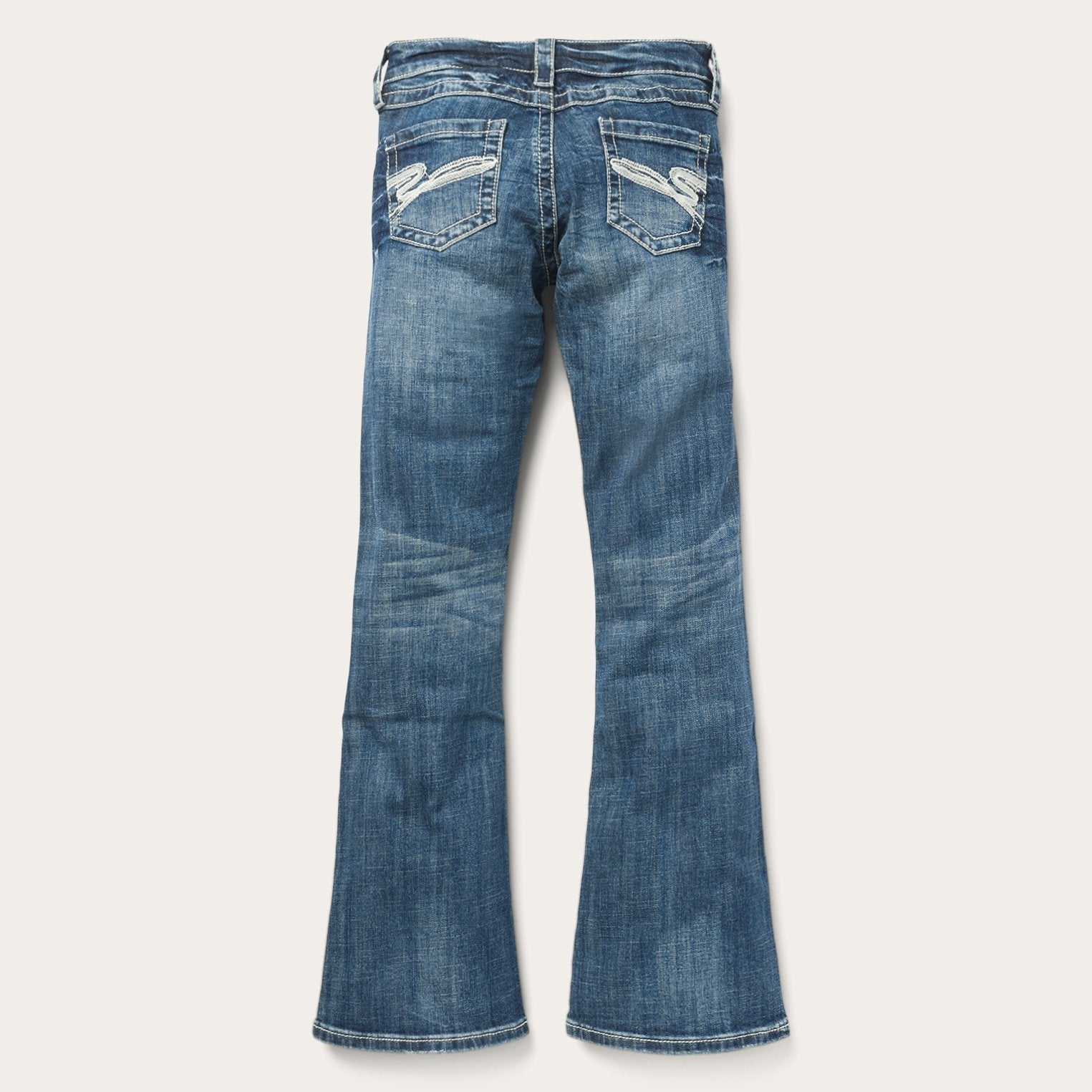 Stetson 816 Fit Jeans With White "S" Back Pocket - Flyclothing LLC