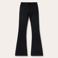 Stetson 921 High Rise Flare Jeans Black - Flyclothing LLC