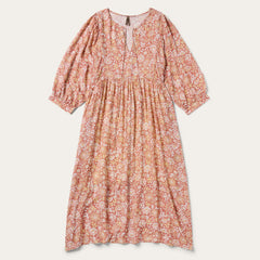 Stetson Sunset Floral Print Rayon Dress