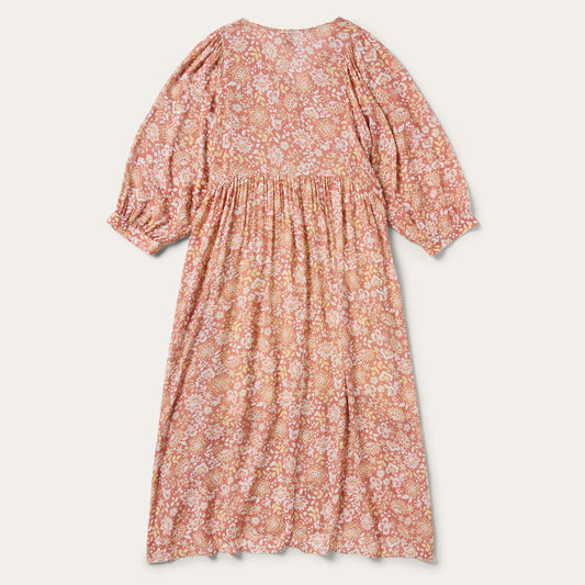 Stetson Sunset Floral Print Rayon Dress