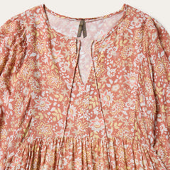 Stetson Sunset Floral Print Rayon Dress