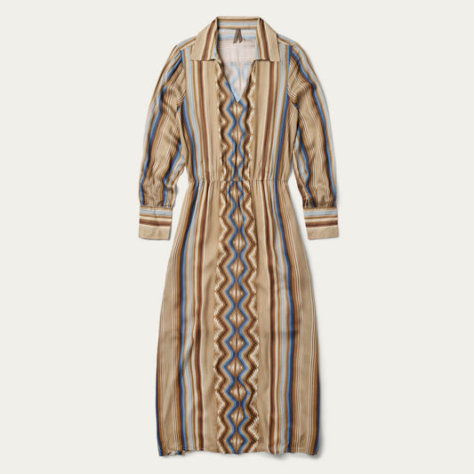 Stetson Sand Serape Print Dress - Stetson