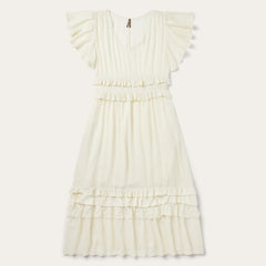 Stetson Cream Herringbone Dress