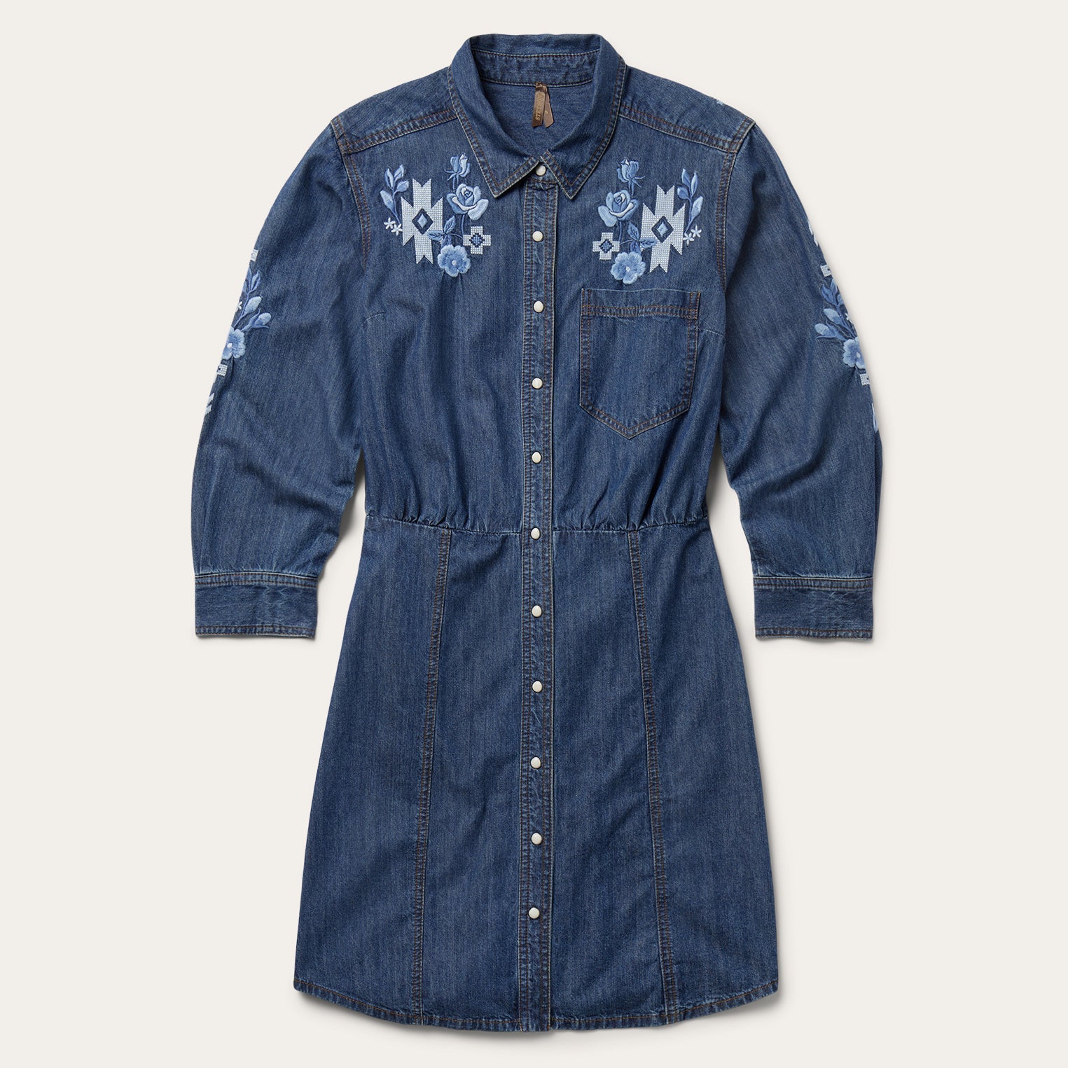 Stetson Dark Blue Denim Shirt Dress