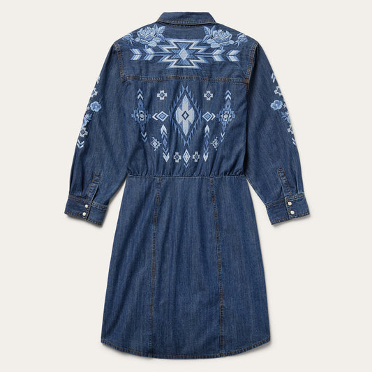 Stetson Dark Blue Denim Shirt Dress