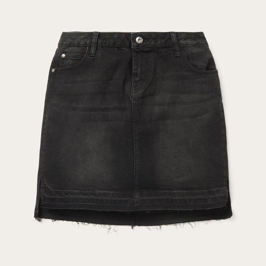 Stetson Black Denim 5-Pocket Skirt