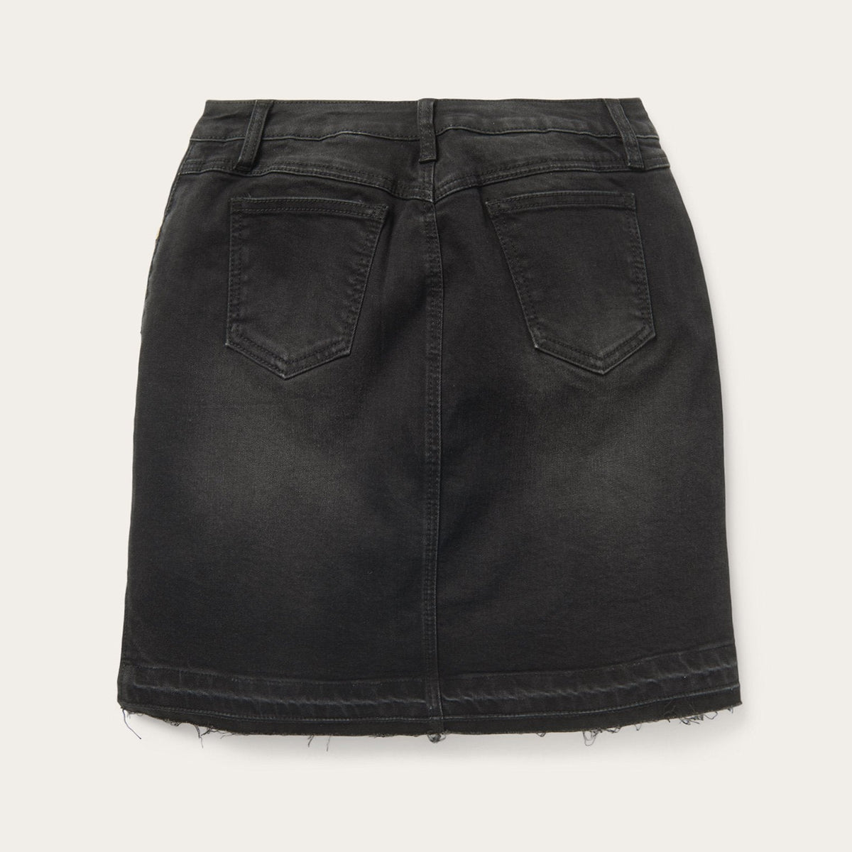 Stetson Black Denim 5-Pocket Skirt