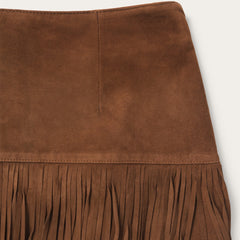 Stetson Suede Fringed Skirt