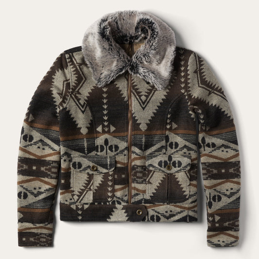 Stetson Brown Southwestern Blanket Jacket