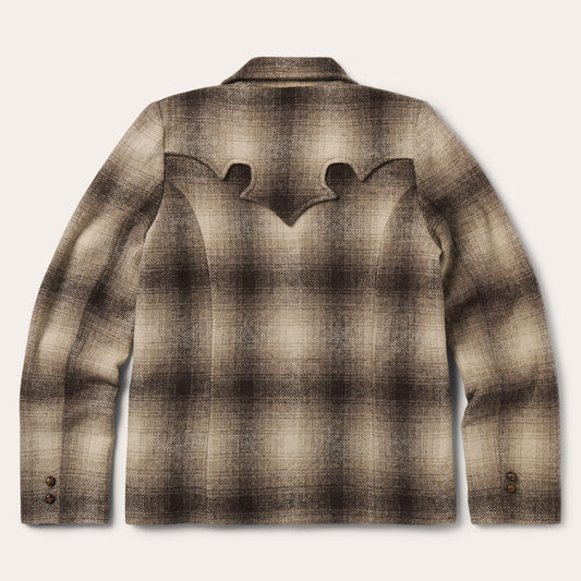 Stetson Wool Plaid Western Blazer