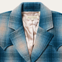 Stetson Wool Plaid Western Blazer