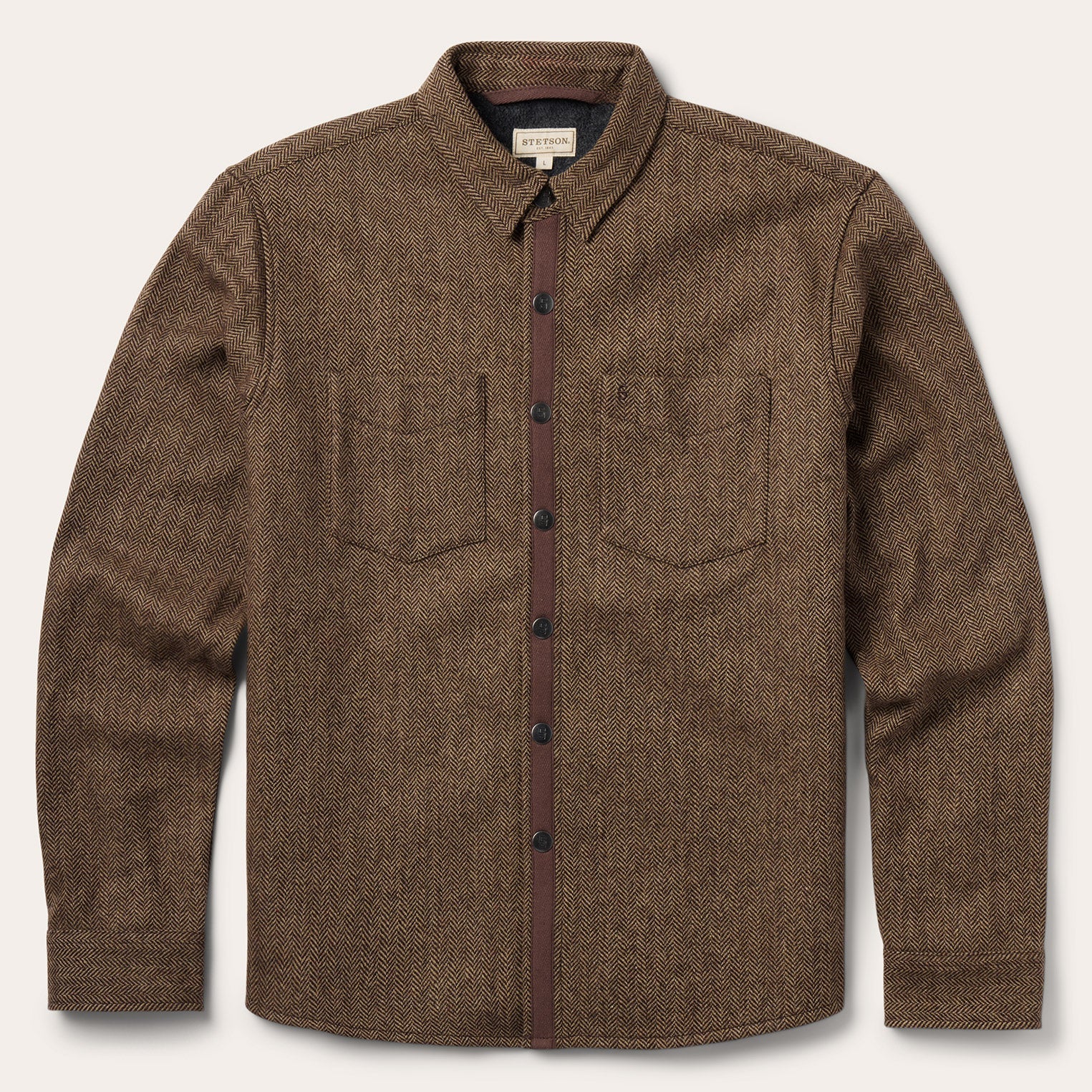 Stetson Herringbone Shirt Jacket