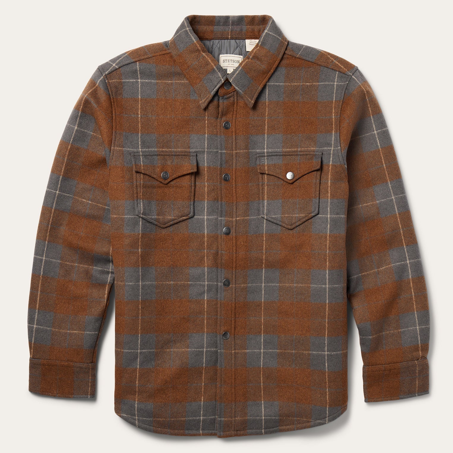 Stetson Plaid Western Shirt Jacket