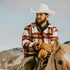 Camisa con forro de cuadros de Stetson