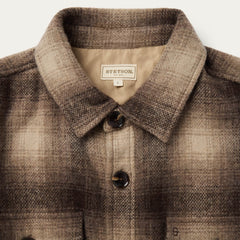 Stetson Wool Plaid Shirt Jacket