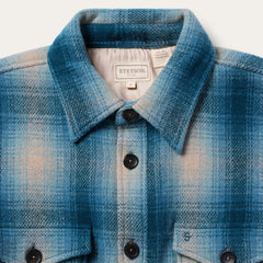 Stetson Wool Plaid Shirt Jacket