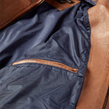 Stetson Zip-Front Lightweight Leather Jacket