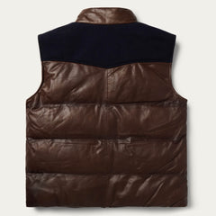 Stetson Quilted Leather Vest