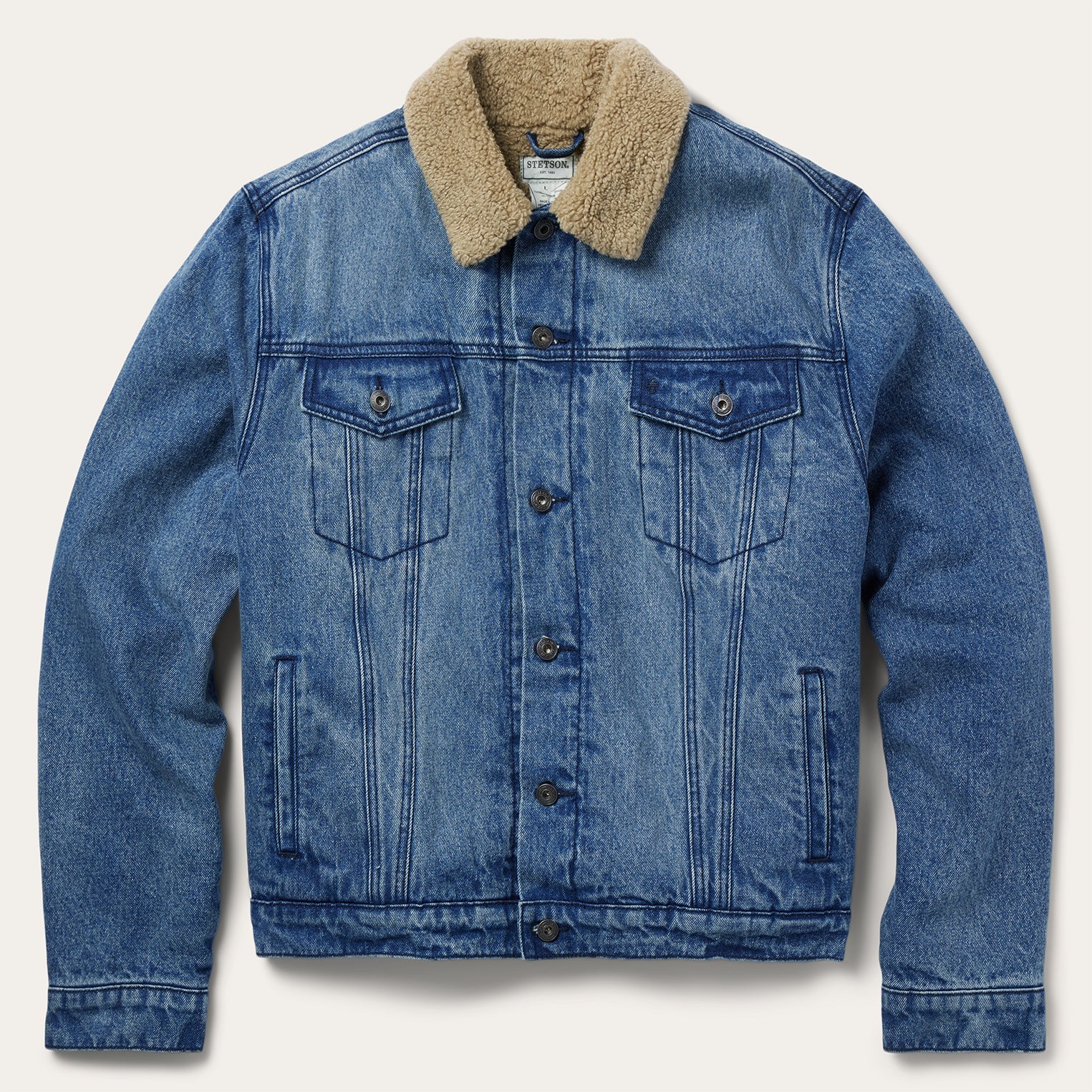 Stetson Denim Sherpa Jacket