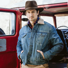 Stetson Denim Sherpa Jacket