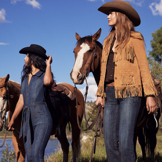 Chaqueta de ante con flecos de Stetson