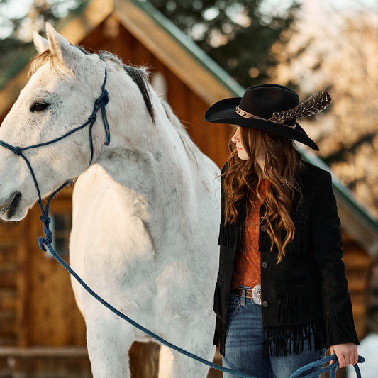 Stetson Fringe Suede Jacket