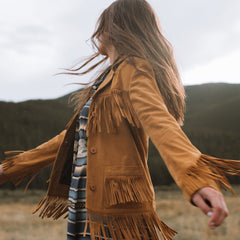 Stetson Fringe Suede Jacket