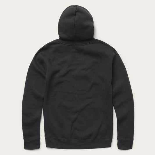 Stetson Black Desert Scene Fleece Knit Hooded Sweatshirt