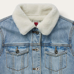 Stetson Denim Sherpa Lined Jacket