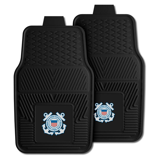 U.S. Coast Guard Heavy Duty Car Mat Set - 2 Pieces