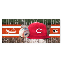 Cincinnati Reds Baseball Runner Rug - 30in. x 72in. - Cincinnati Reds