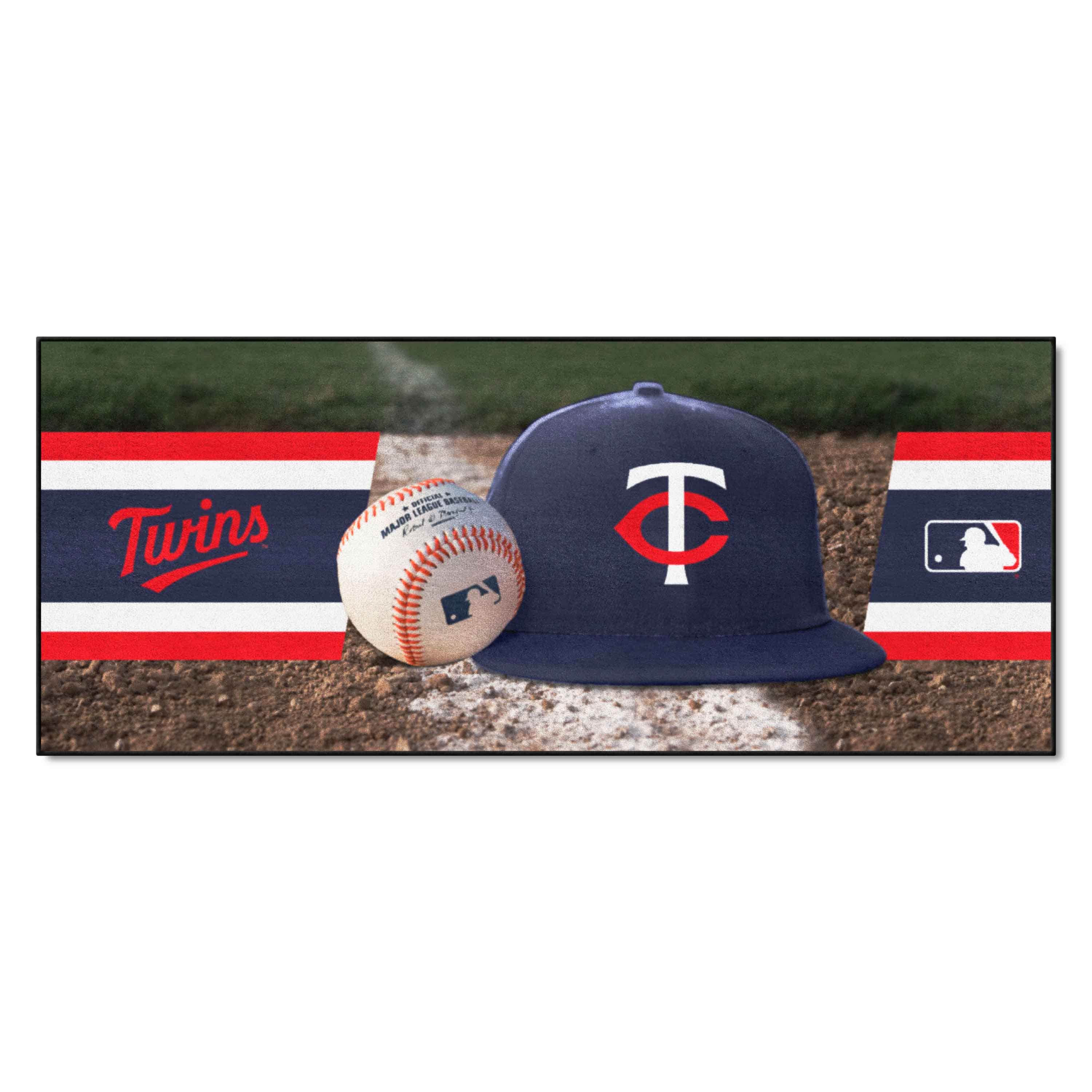 Minnesota Twins Baseball Runner Rug - 30in. x 72in. - Minnesota Twins