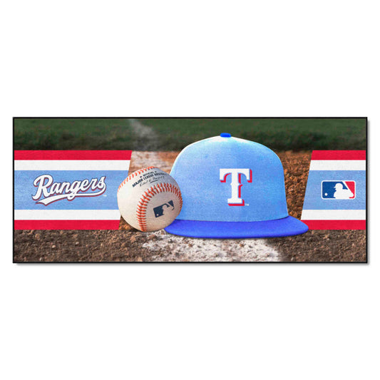 Texas Rangers Baseball Runner Rug - 30in. x 72in.