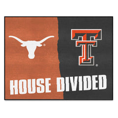 House Divided - Texas / Texas Tech House Divided House Divided Rug - 34 in. x 42.5 in. - House Divided - Texas / Texas Tech