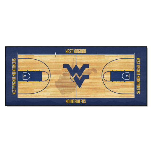 West Virginia Mountaineers Court Runner Rug - 30in. x 72in.