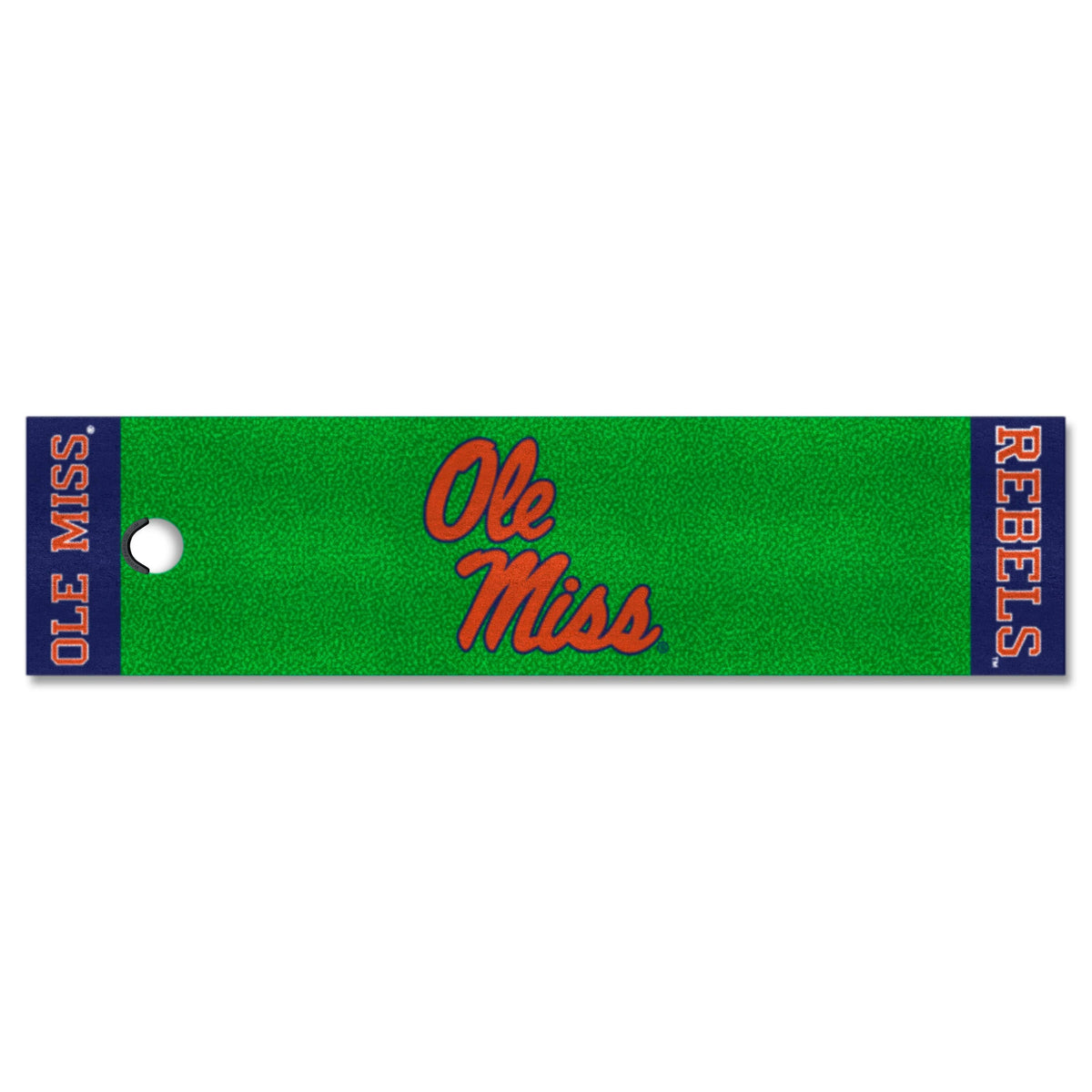 Ole Miss Rebels Putting Green Mat - 1.5ft. x 6ft. - Ole Miss