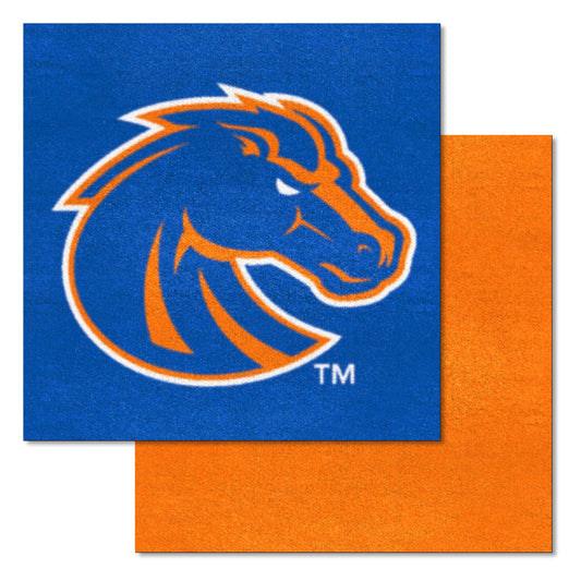 Boise State Broncos Orange & Blue Team Carpet Tiles - 45 Sq Ft.