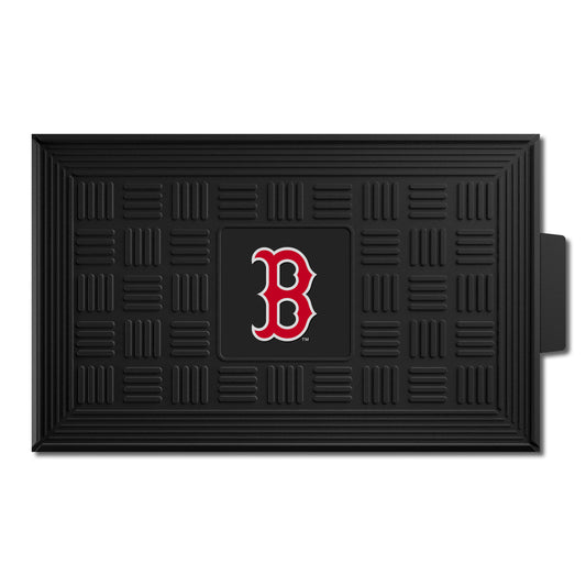 Boston Red Sox Heavy Duty Vinyl Medallion Door Mat - 19.5in. x 31in.