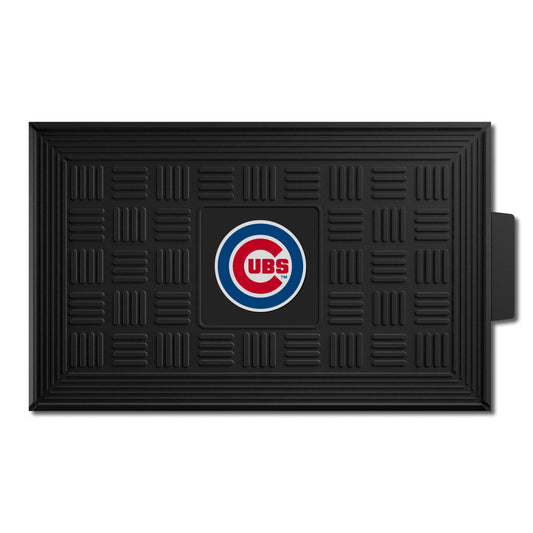 Chicago Cubs Heavy Duty Vinyl Medallion Door Mat - 19.5in. x 31in. - Chicago Cubs