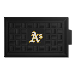 Oakland Athletics Heavy Duty Vinyl Medallion Door Mat - 19.5in. x 31in. - Oakland Athletics