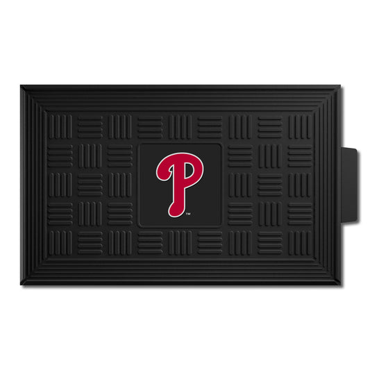 Philadelphia Phillies Heavy Duty Vinyl Medallion Door Mat - 19.5in. x 31in.