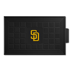 San Diego Padres Heavy Duty Vinyl Medallion Door Mat - 19.5in. x 31in. - San Diego Padres