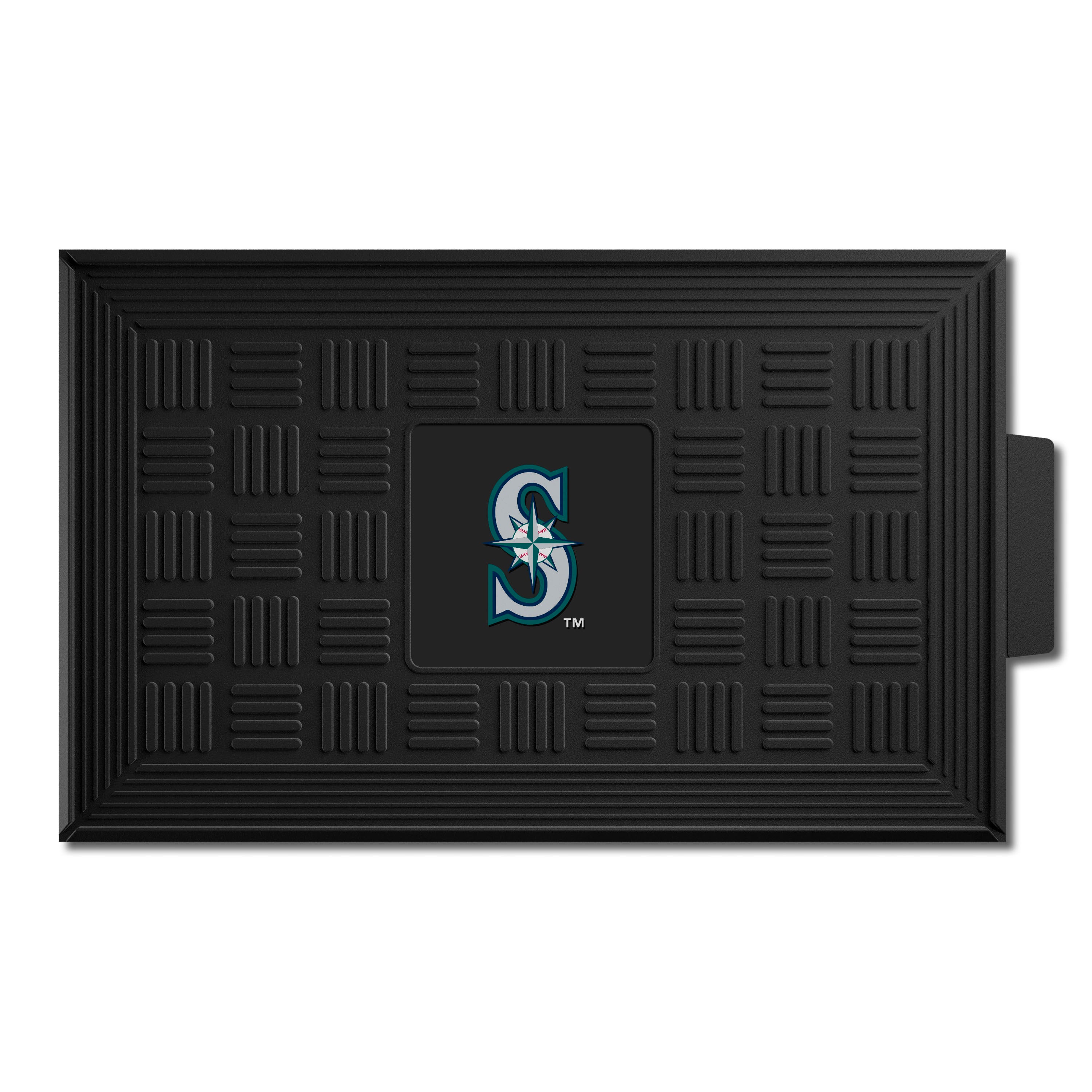 Seattle Mariners Heavy Duty Vinyl Medallion Door Mat - 19.5in. x 31in.