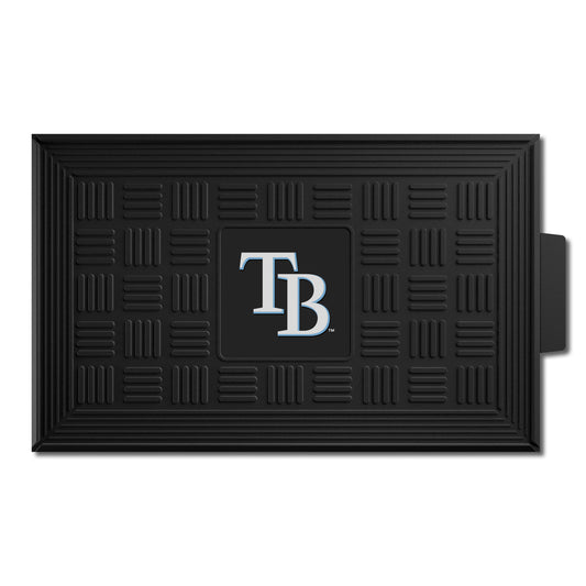 Tampa Bay Rays Heavy Duty Vinyl Medallion Door Mat - 19.5in. x 31in.