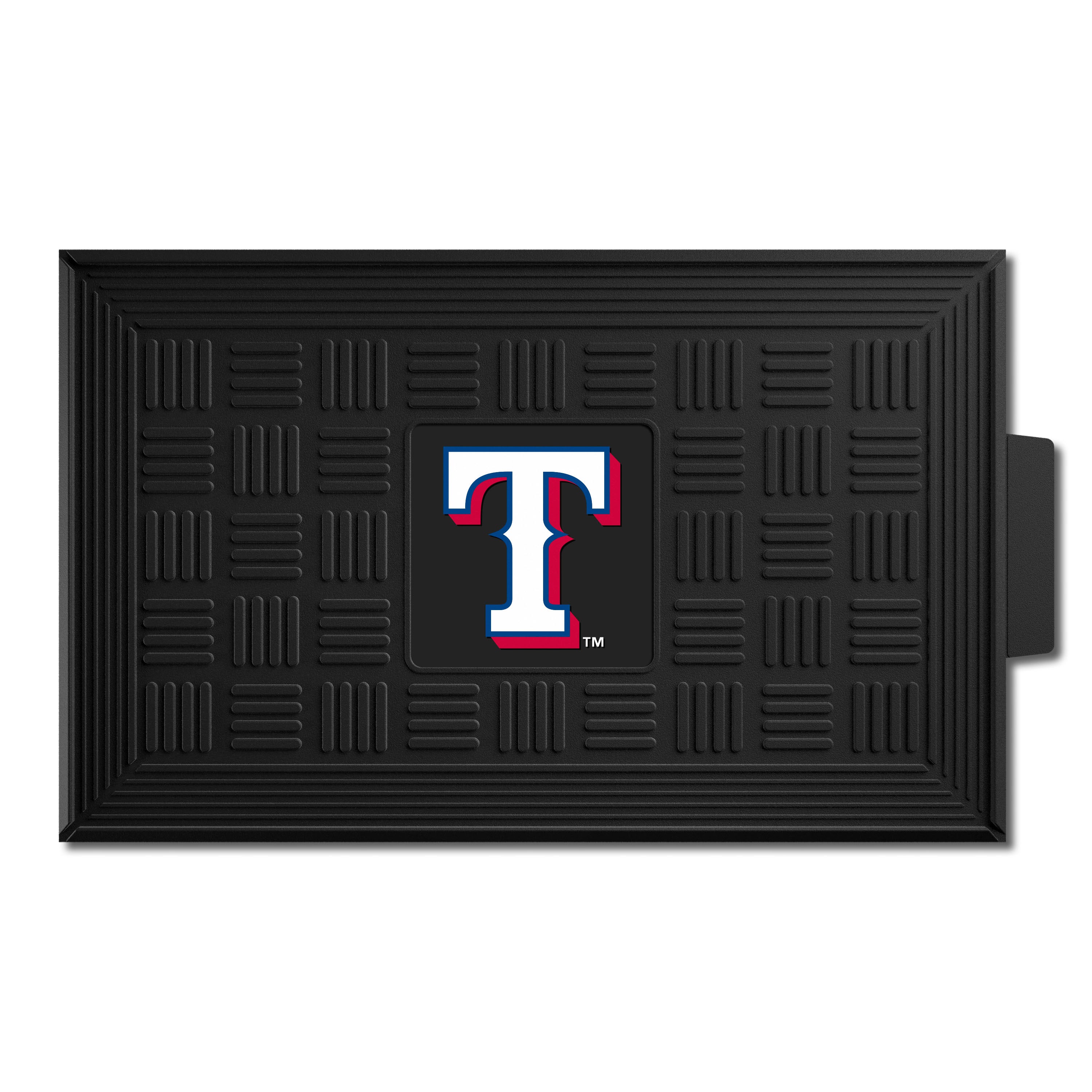 Texas Rangers Heavy Duty Vinyl Medallion Door Mat - 19.5in. x 31in.