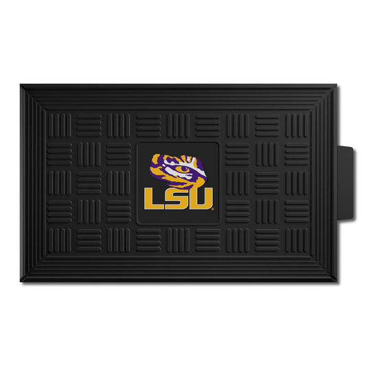 LSU Tigers Heavy Duty Vinyl Medallion Door Mat - 19.5in. x 31in.