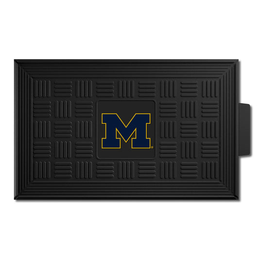 Michigan Wolverines Heavy Duty Vinyl Medallion Door Mat - 19.5in. x 31in.